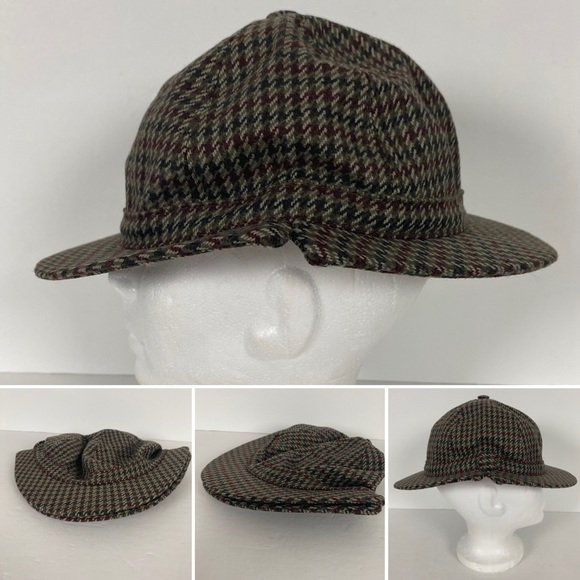 Chapeau Homme Vintage Thomas O'Gorman - Laine Tweed, Taille 7 1/8 (58), Occasion Très Bon état
